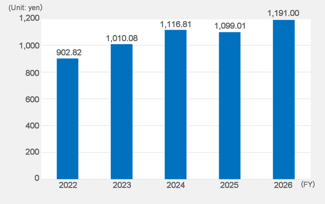 Net assets per share