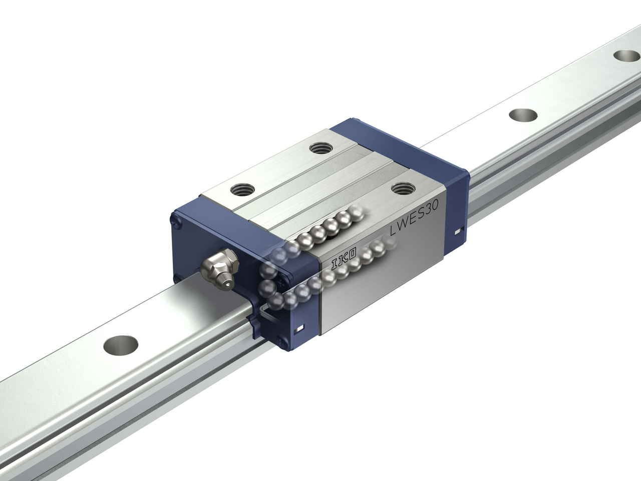 Details about   IKO LWES20 Precision Linear Ball Bearing Carriage Slides w/400mm Guide Rail 2x 