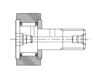 IKO Cam Followers with Hexagon Hole