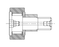 IKO Cam Followers with Hexagon Hole