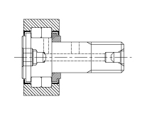 IKO Cam Followers with Hexagon Hole