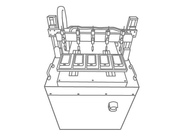 Dispositivo de Configuração Automática para Fabricação de Aparelhos Móveis