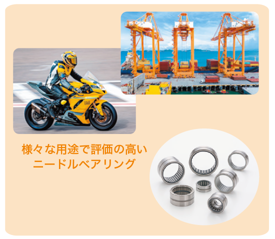 ニードルベアリングのトップメーカーとしての提案力