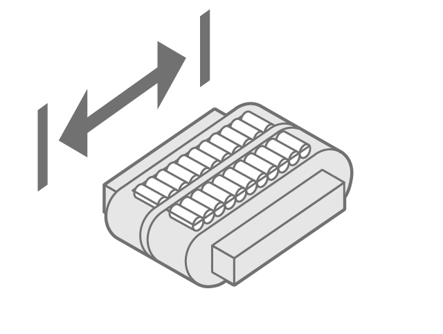 Limited linear motion-flat guide